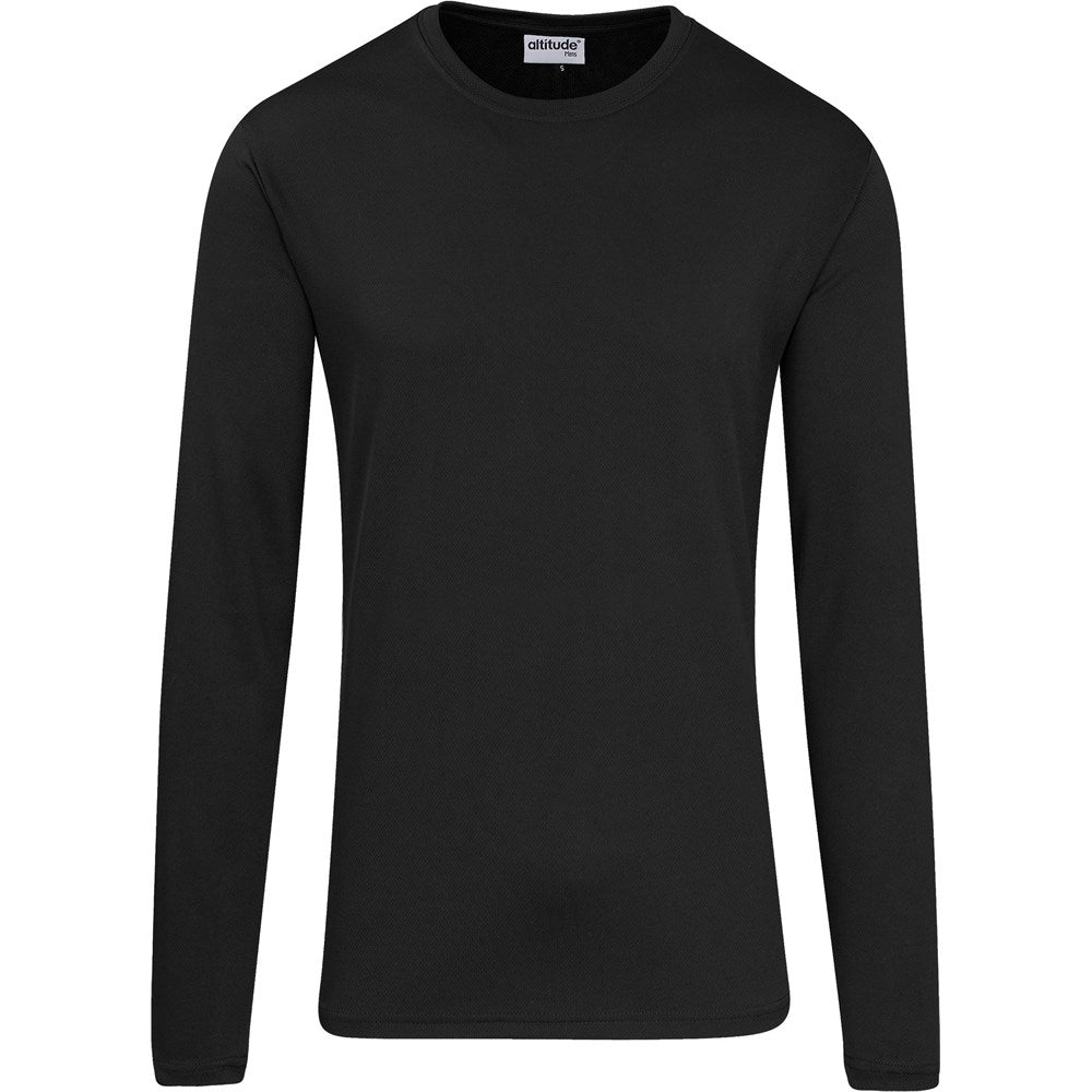 Mens Long Sleeve All Star T-Shirt - BLACK