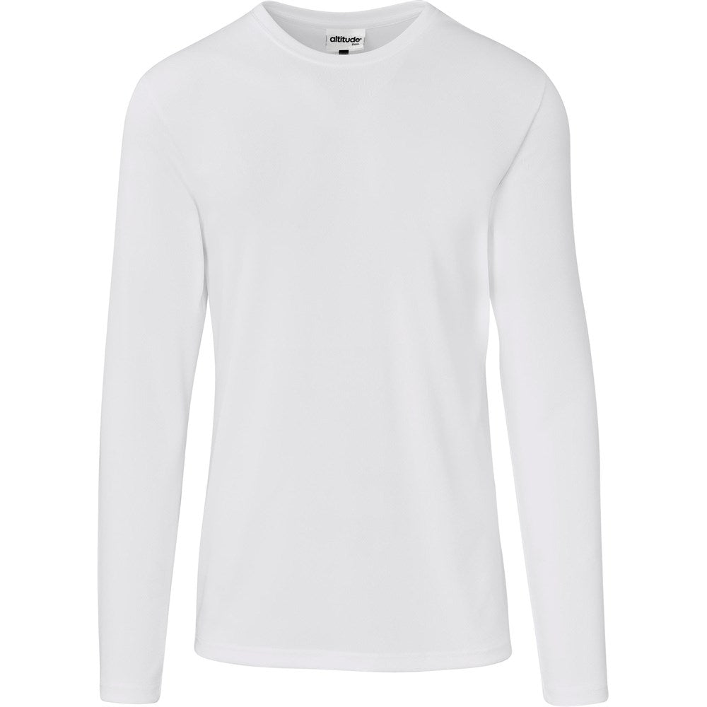 Mens Long Sleeve All Star T-Shirt - WHITE