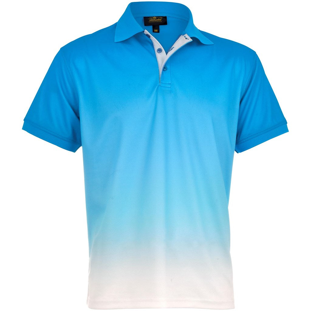 Mens Dakota Golf Shirt - AQUA