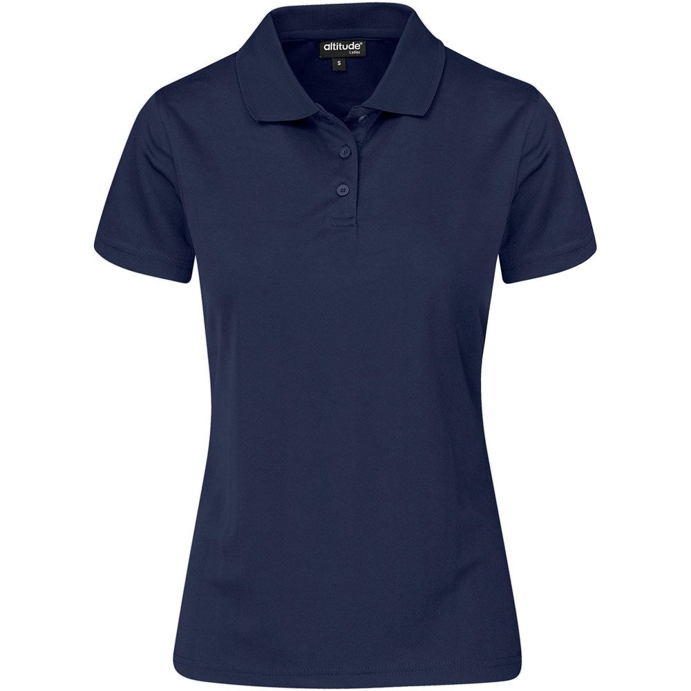Ladies Distinct Golf Shirt - NAVY
