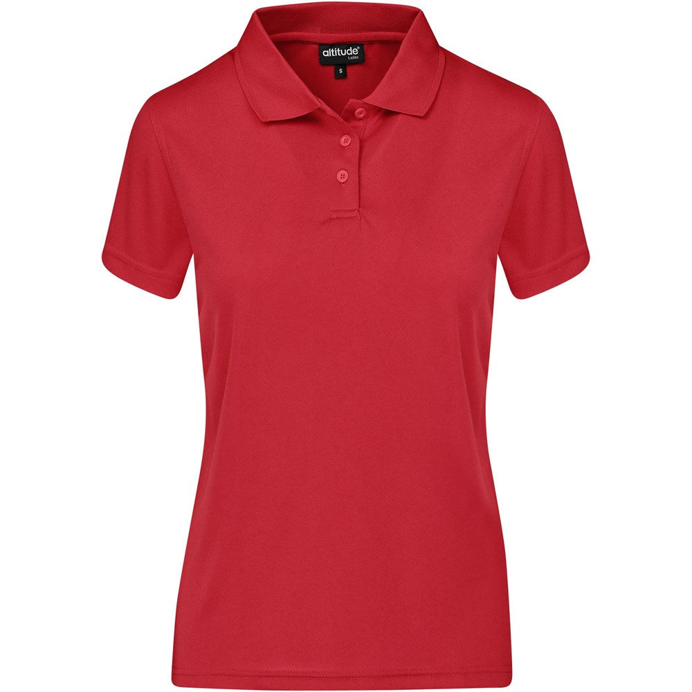 Ladies Distinct Golf Shirt - RED