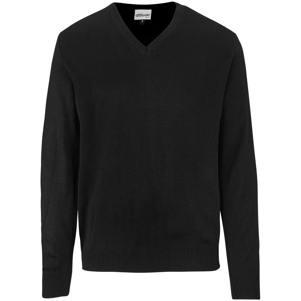Mens Heavyweight Ecuador V-Neck Jersey - BLACK