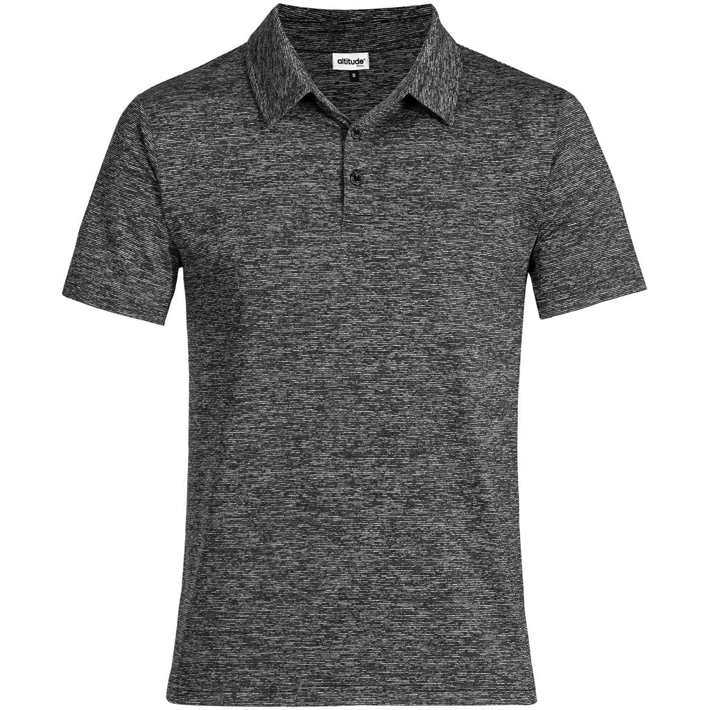 Mens Echo Golf Shirt - BLACK