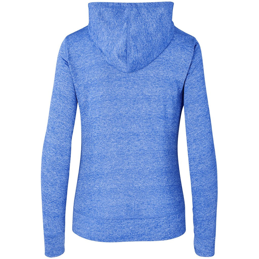 Ladies Fitness Lightweight Hooded Sweater - Royal Blue