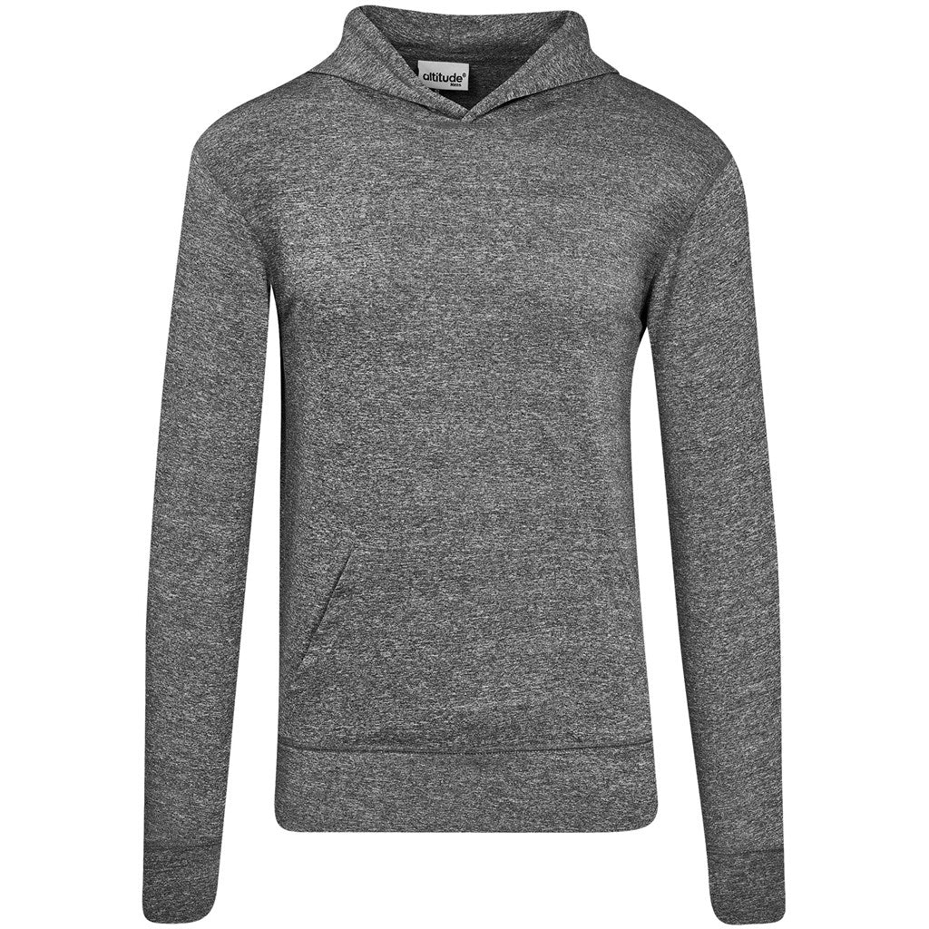 Mens Fitness Lightweight Hooded Sweater - BLACK