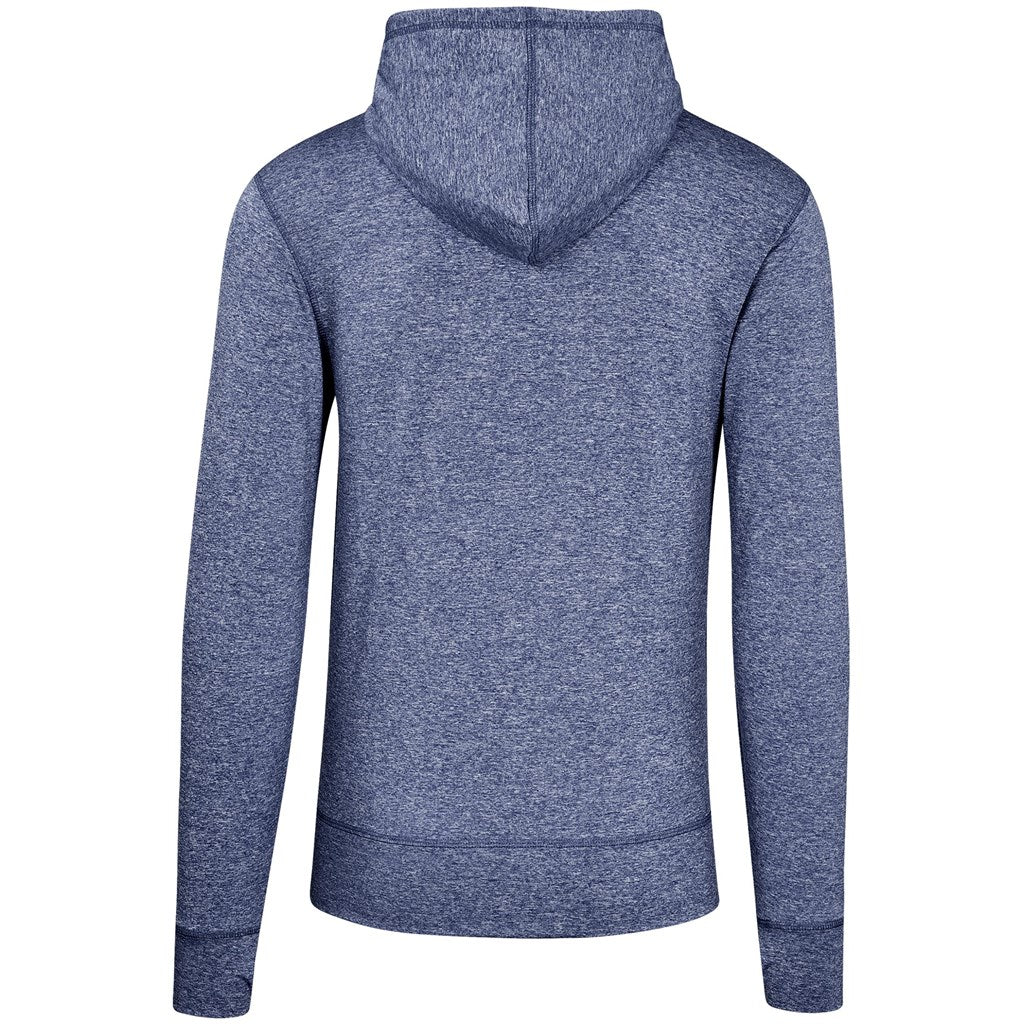 Mens Fitness Lightweight Hooded Sweater - Navy