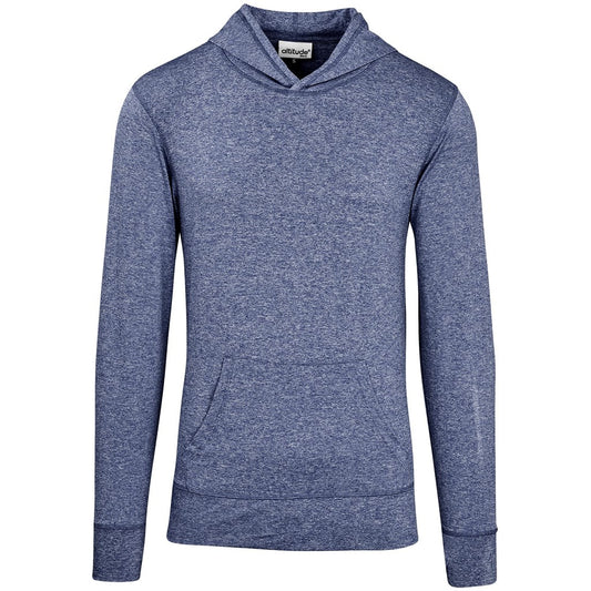 Mens Fitness Lightweight Hooded Sweater - Navy