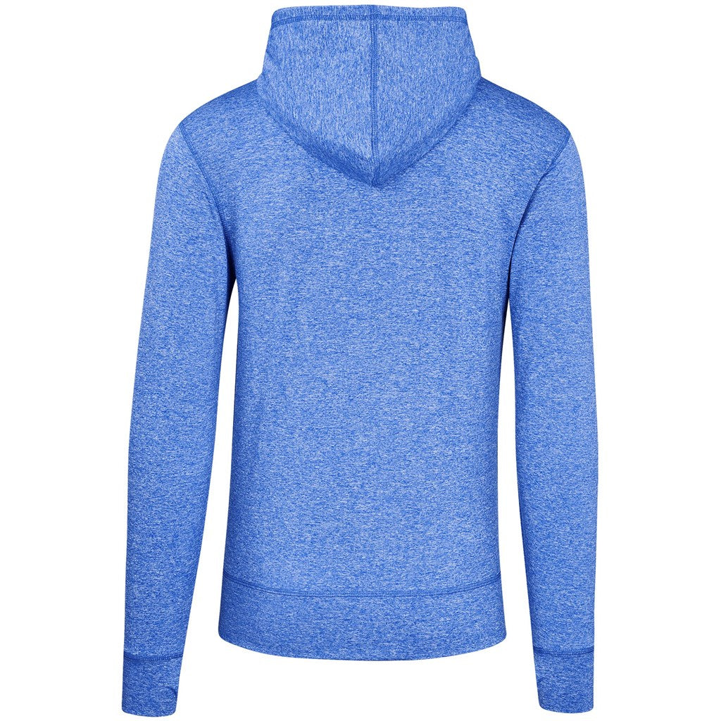 Mens Fitness Lightweight Hooded Sweater - Royal Blue