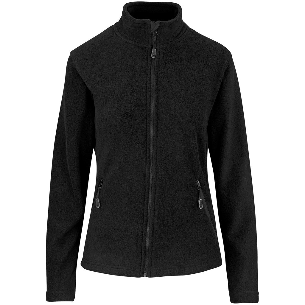 Ladies Oslo Micro Fleece Jacket - BLACK