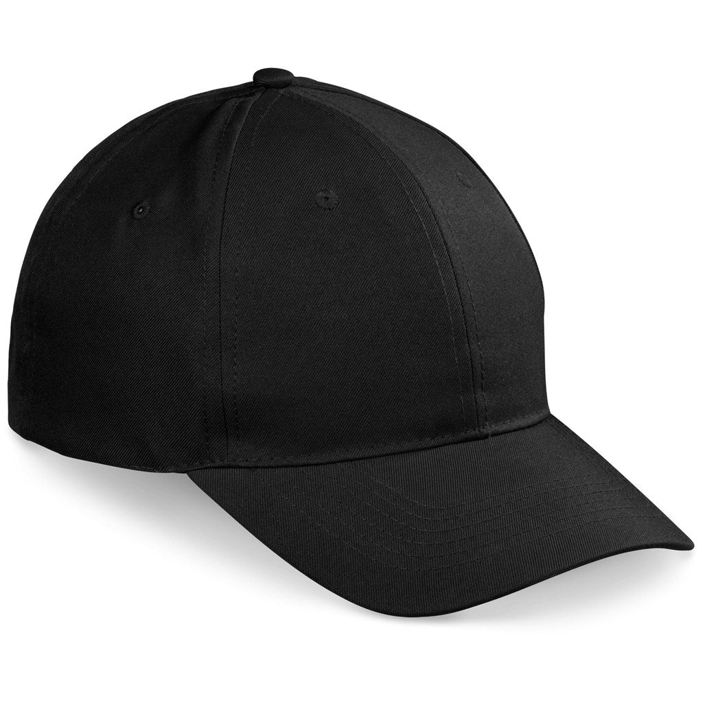 Jozi Cap - 6 Panel - BLACK