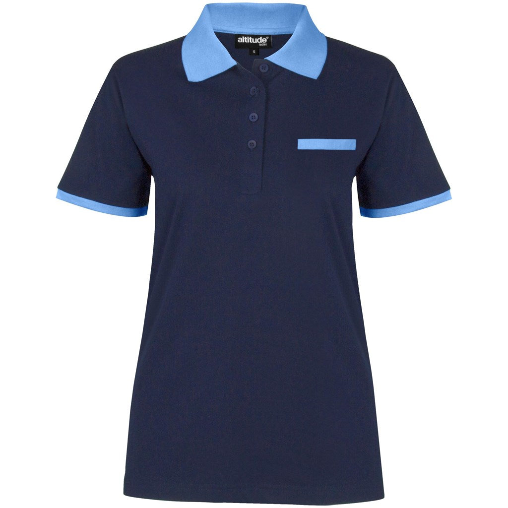 Ladies Caliber Golf Shirt - NAVY