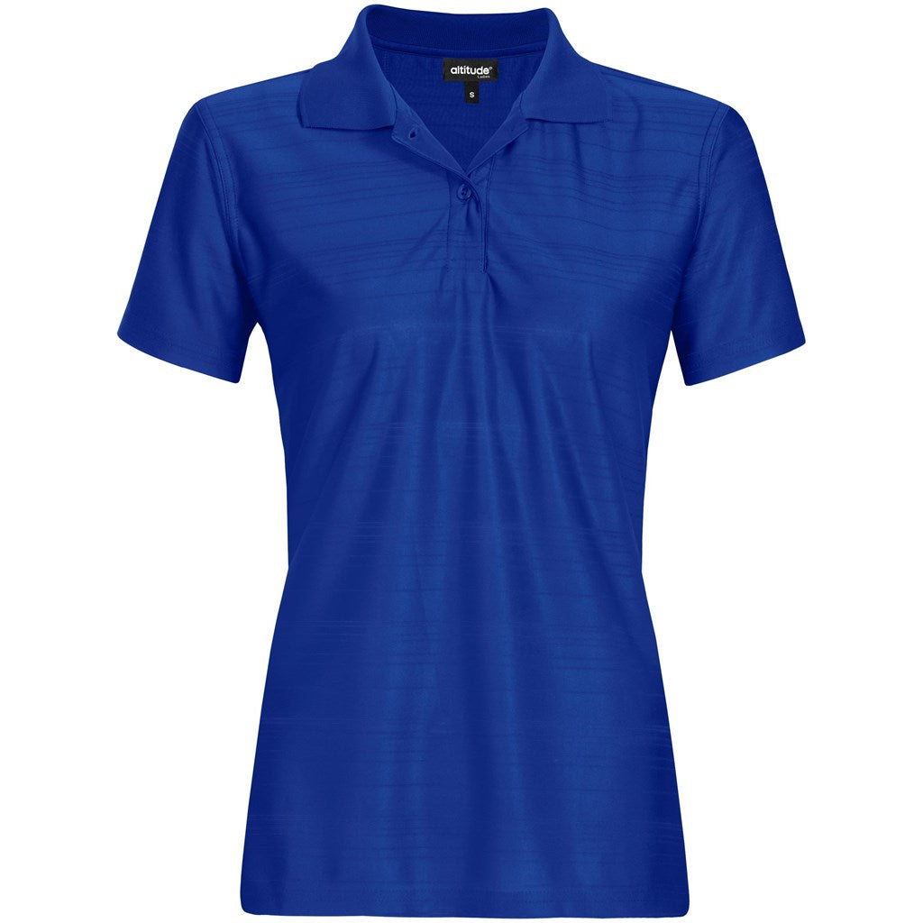 Ladies Milan Golf Shirt - ROYAL BLUE
