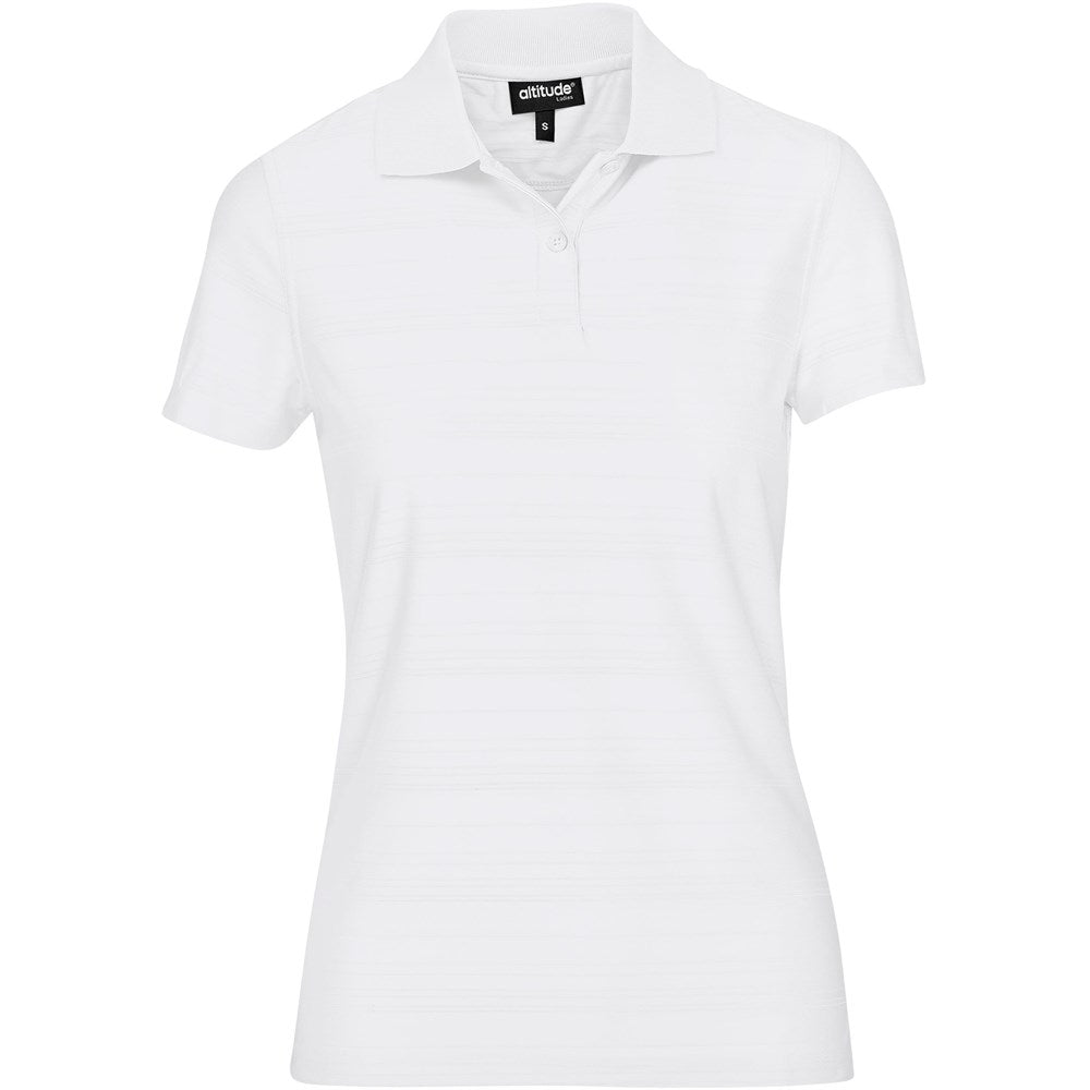 Ladies Milan Golf Shirt - WHITE
