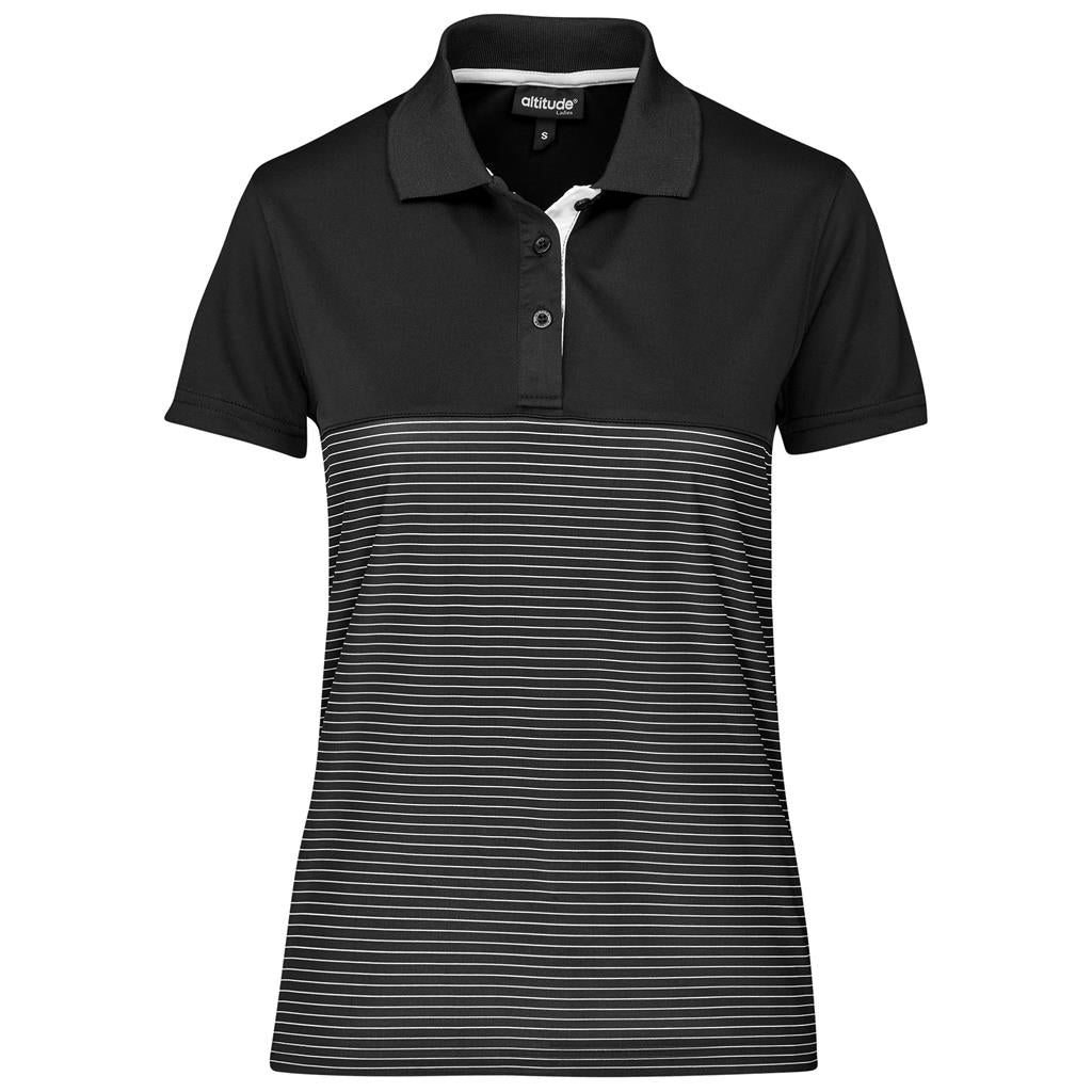Ladies Maestro Golf Shirt - BLACK