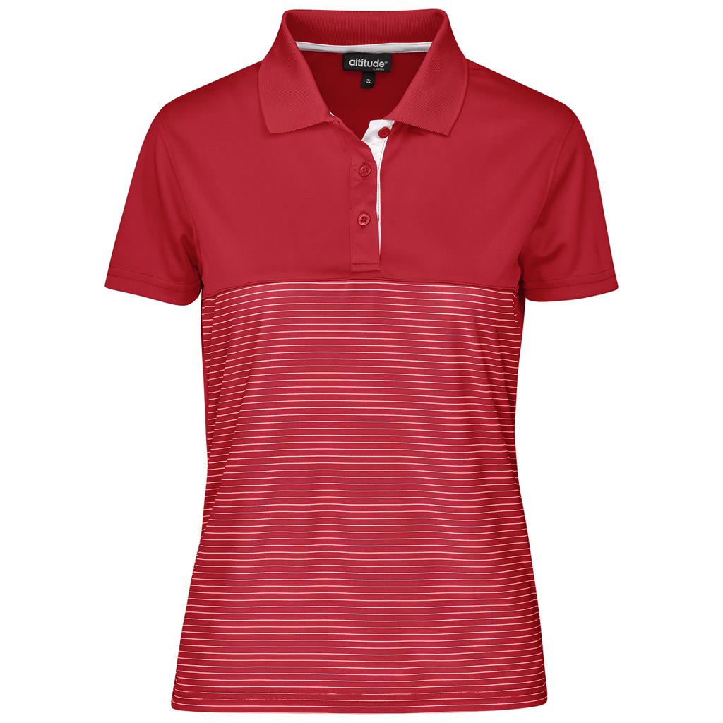 Ladies Maestro Golf Shirt - RED