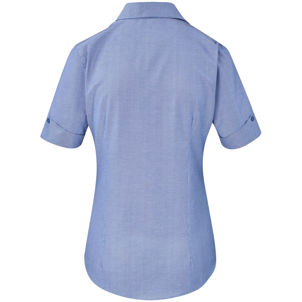 Ladies Short Sleeve Northampton Shirt - Royal Blue