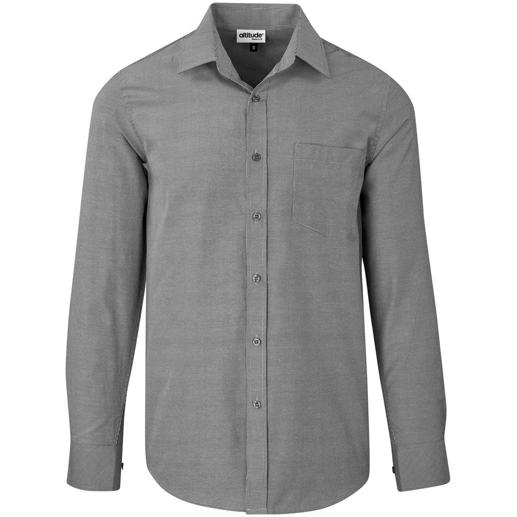 Mens Long Sleeve Northampton Shirt - BLACK