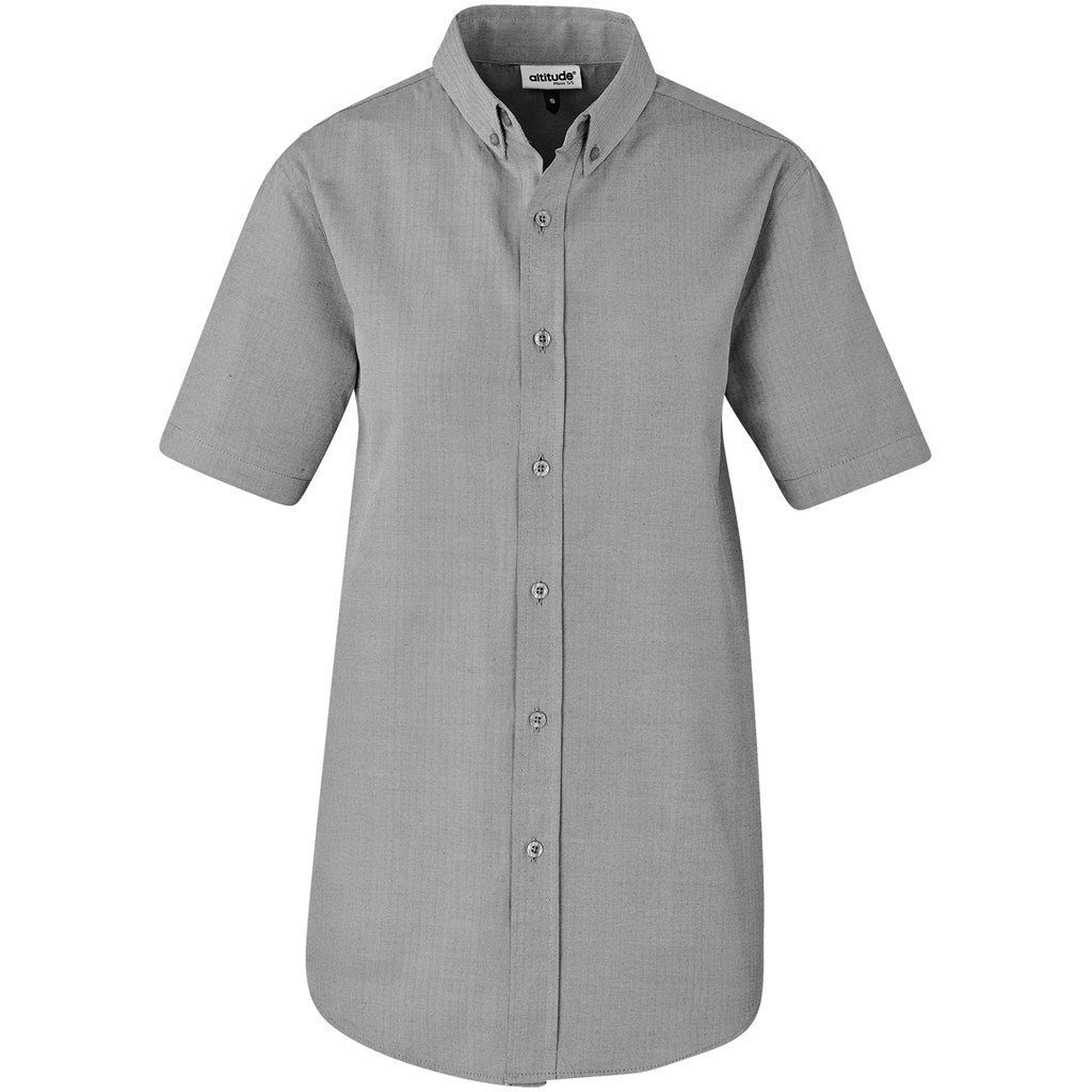 Mens Short Sleeve Nottingham Shirt - GREY
