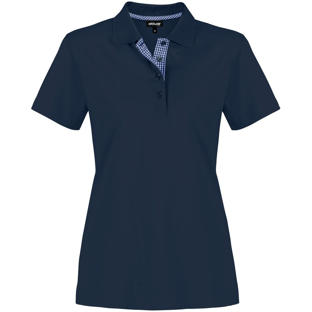 Ladies New York Golf Shirt - NAVY