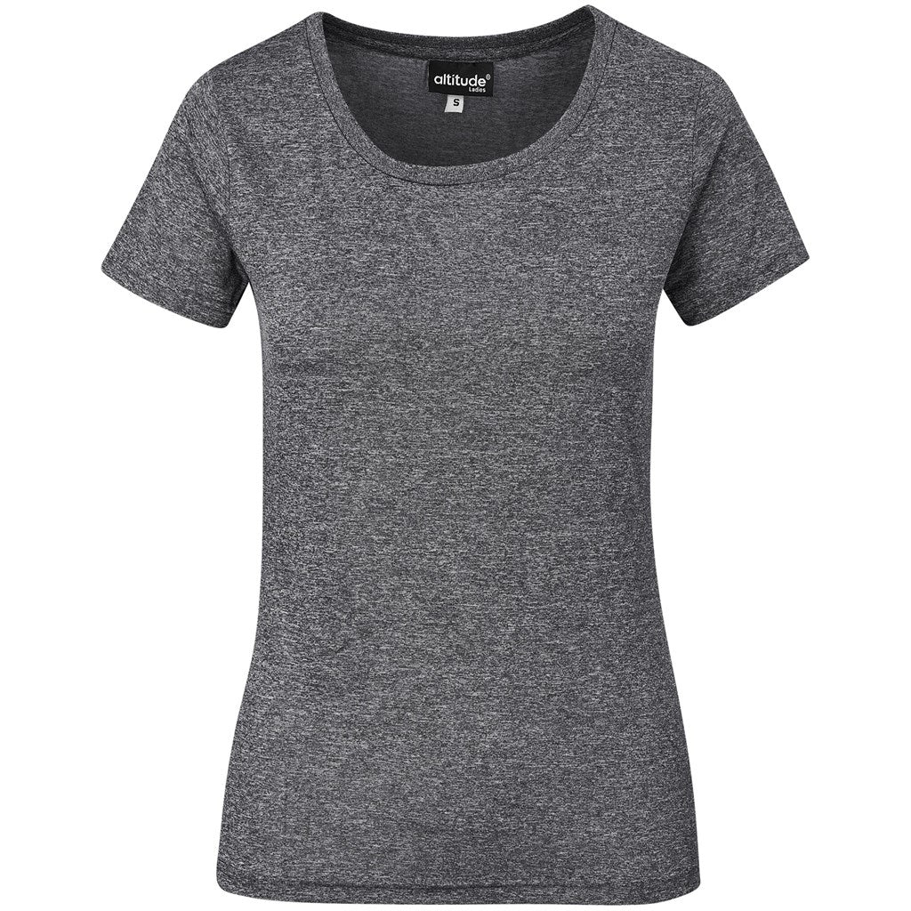 Ladies Oregon Melange T-Shirt - CHARCOAL
