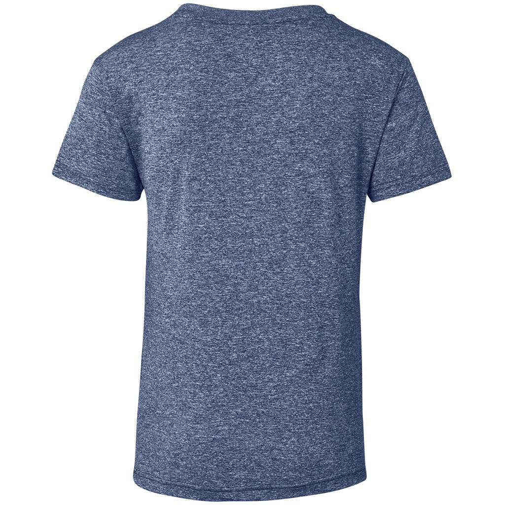 Mens Oregon Melange T-Shirt - Navy