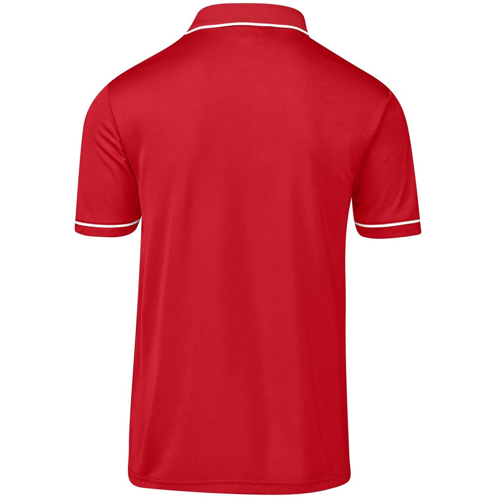 Mens Osaka Golf Shirt - Red