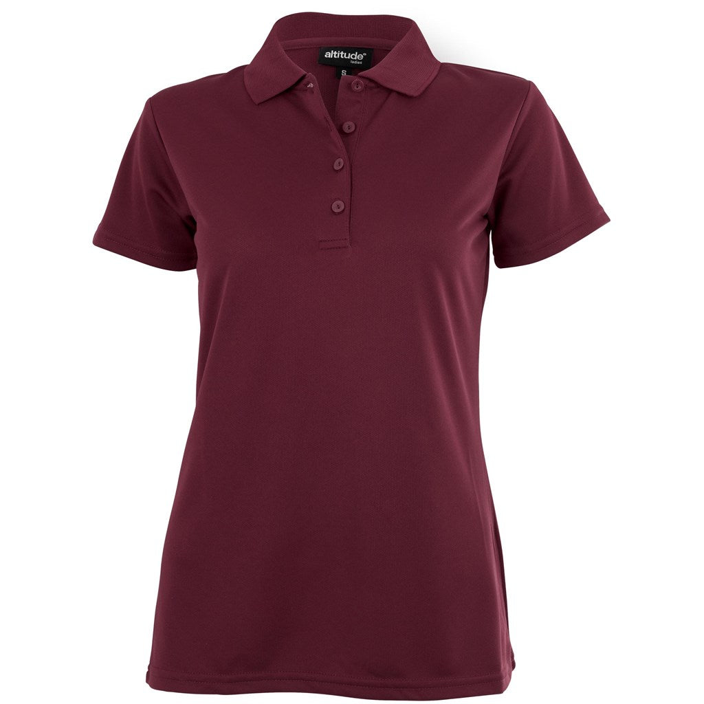 Ladies Pro Golf Shirt - DARK RED