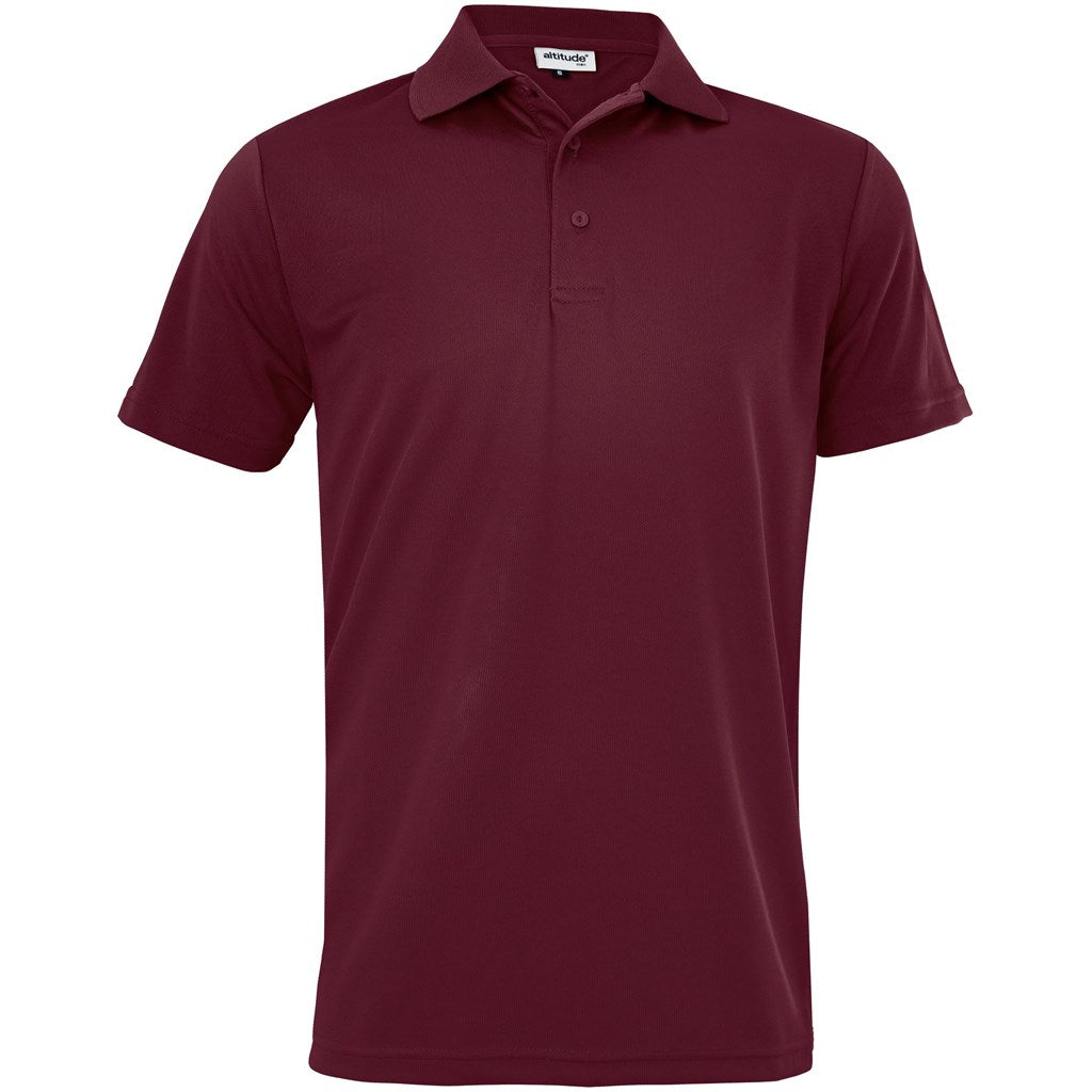 Mens Pro Golf Shirt - DARK RED