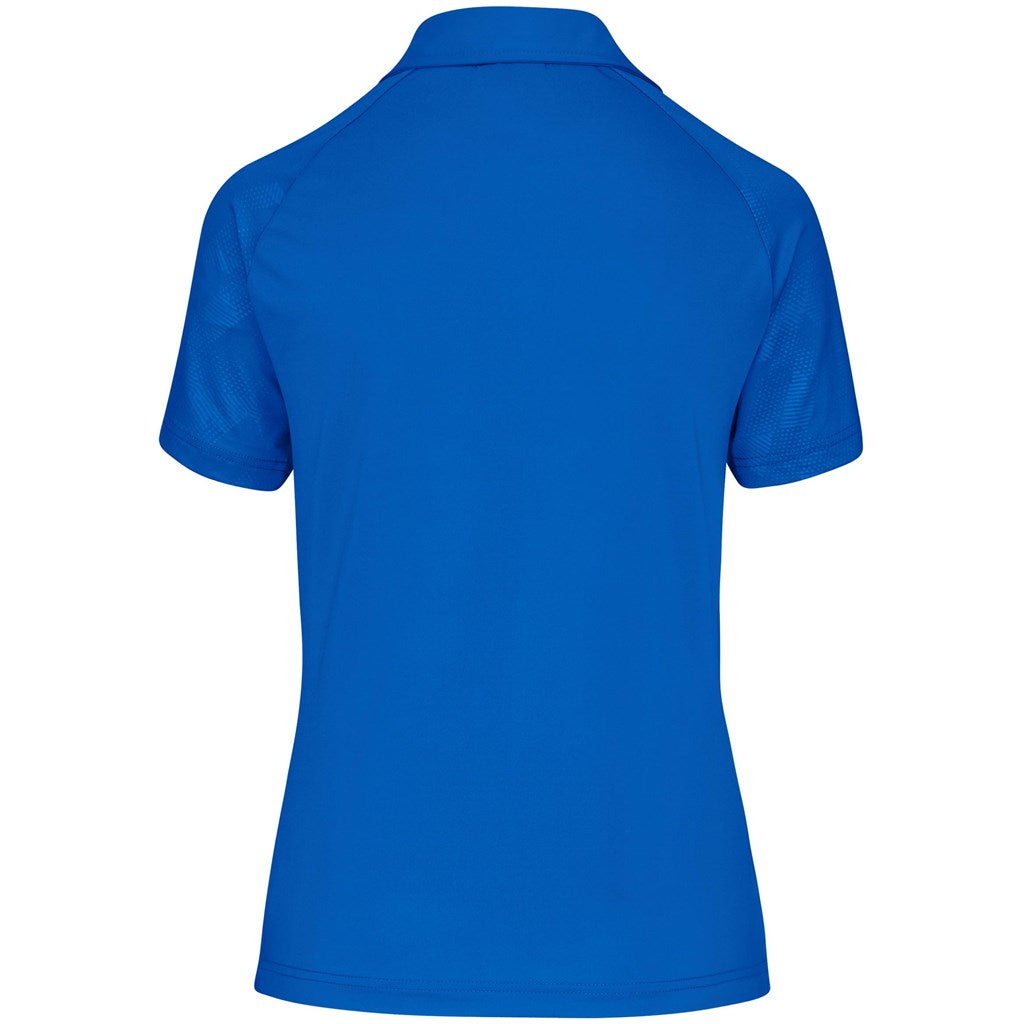 Ladies Santorini Golf Shirt - Blue