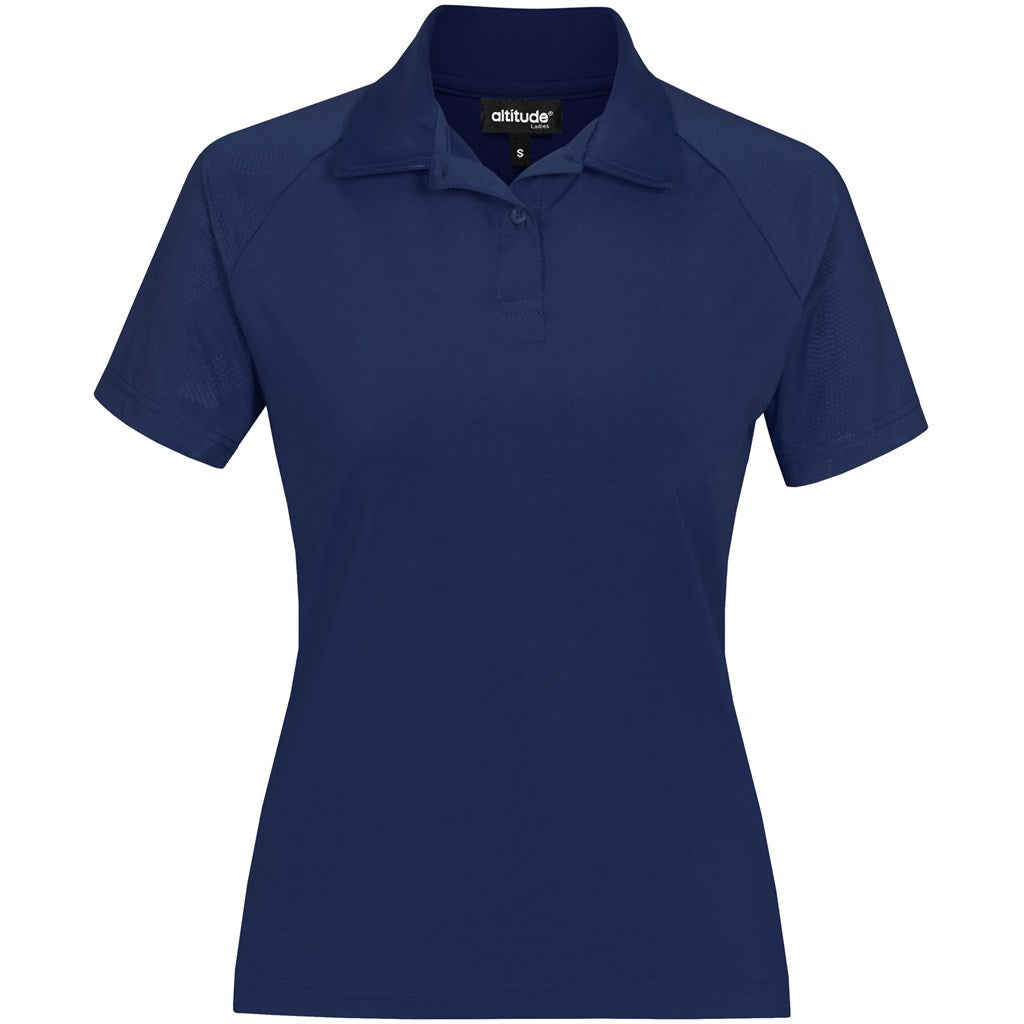 Ladies Santorini Golf Shirt - NAVY