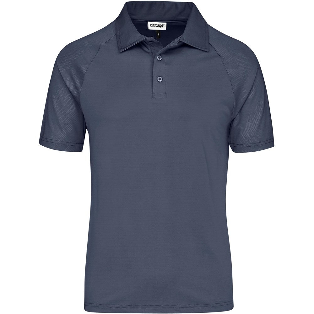 Mens Santorini Golf Shirt - Grey
