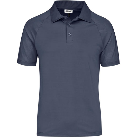 Mens Santorini Golf Shirt - Grey