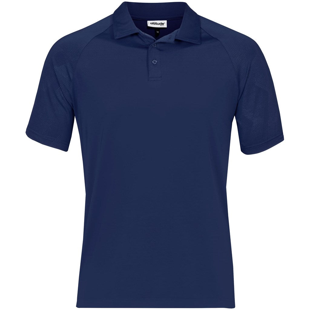 Mens Santorini Golf Shirt - NAVY