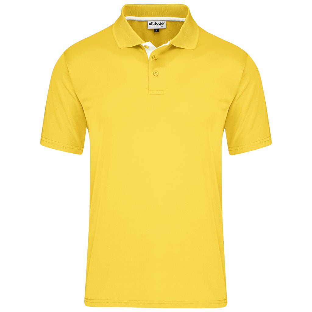 Kids Tournament Golf Shirt - YELLOW