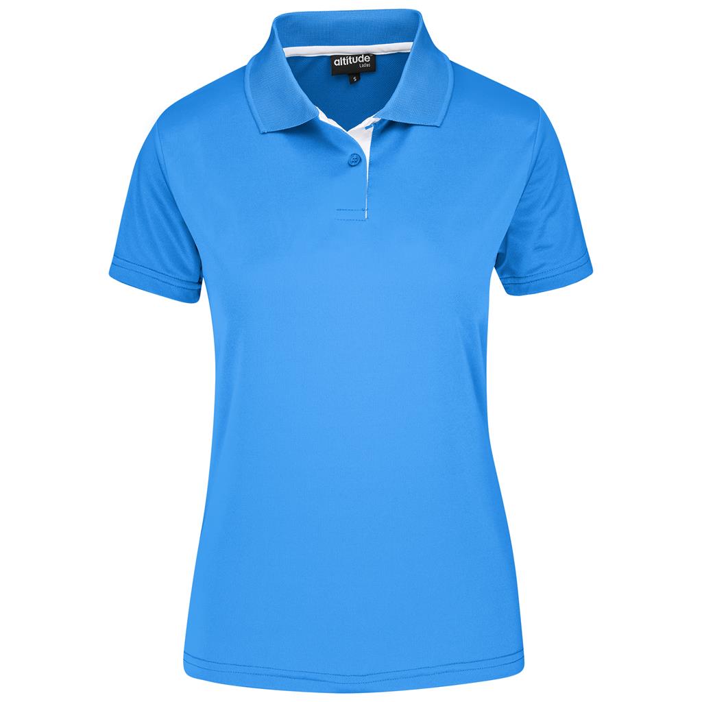 Ladies Tournament Golf Shirt - AQUA