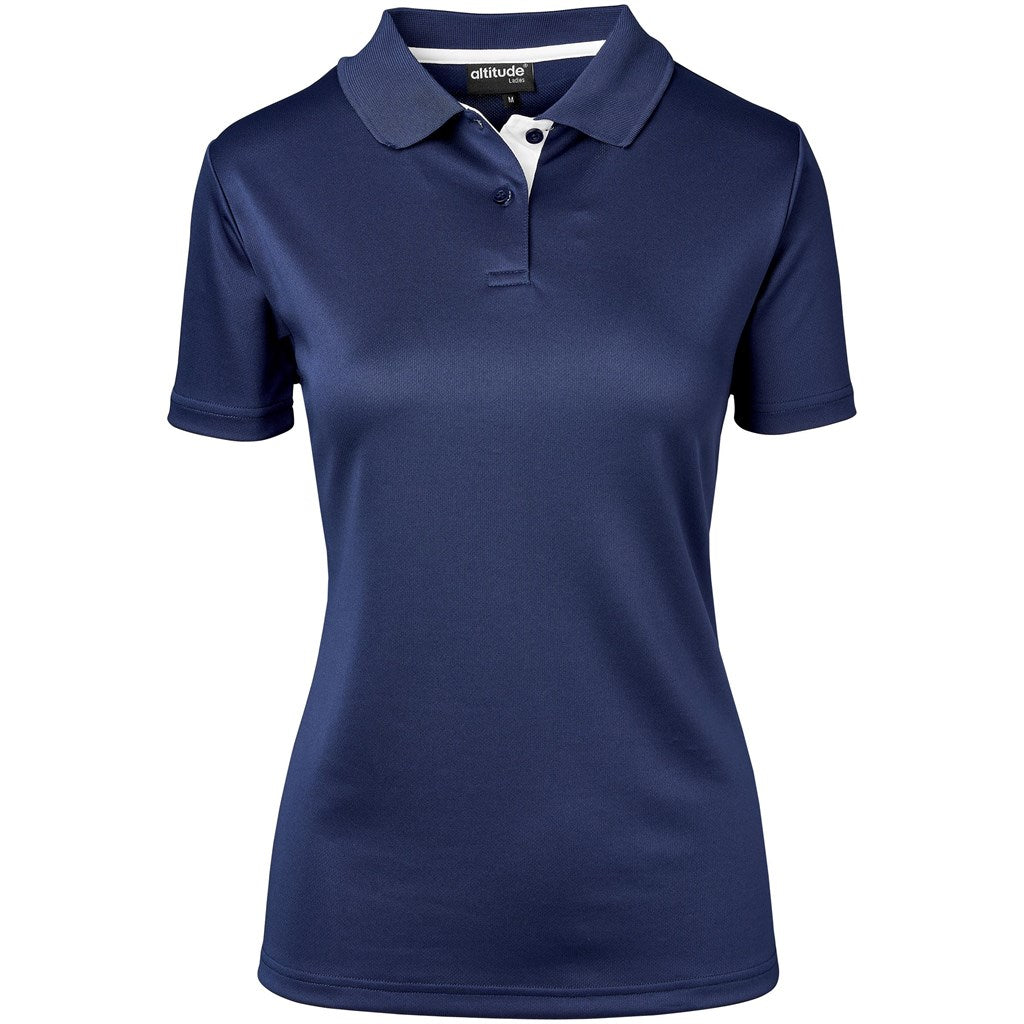 Ladies Tournament Golf Shirt - NAVY