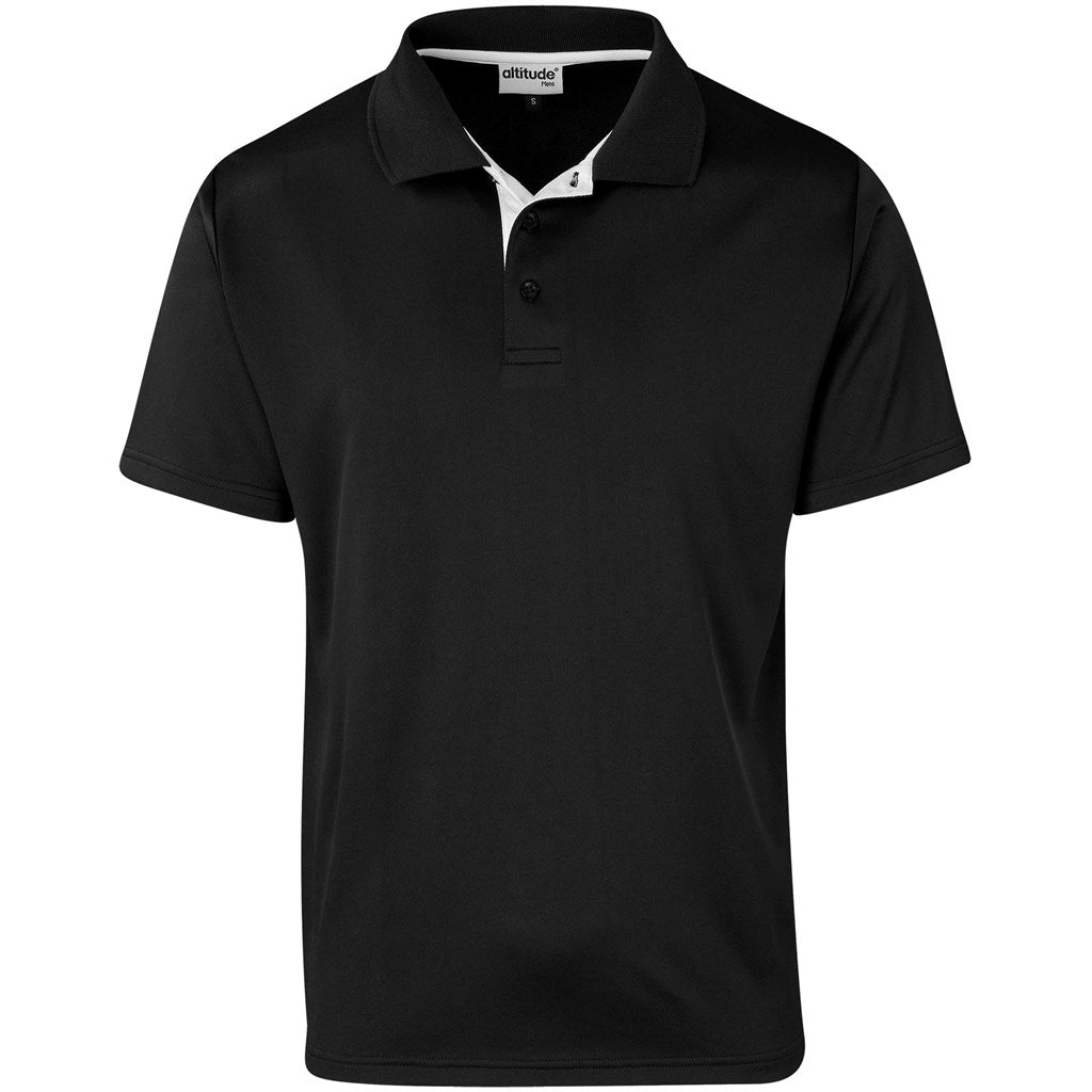 Mens Tournament Golf Shirt - BLACK