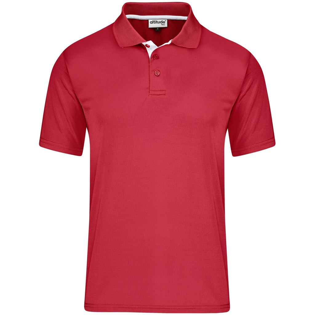 Mens Tournament Golf Shirt - RED