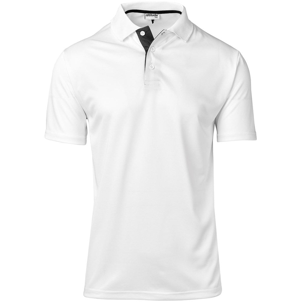 Mens Tournament Golf Shirt - WHITE