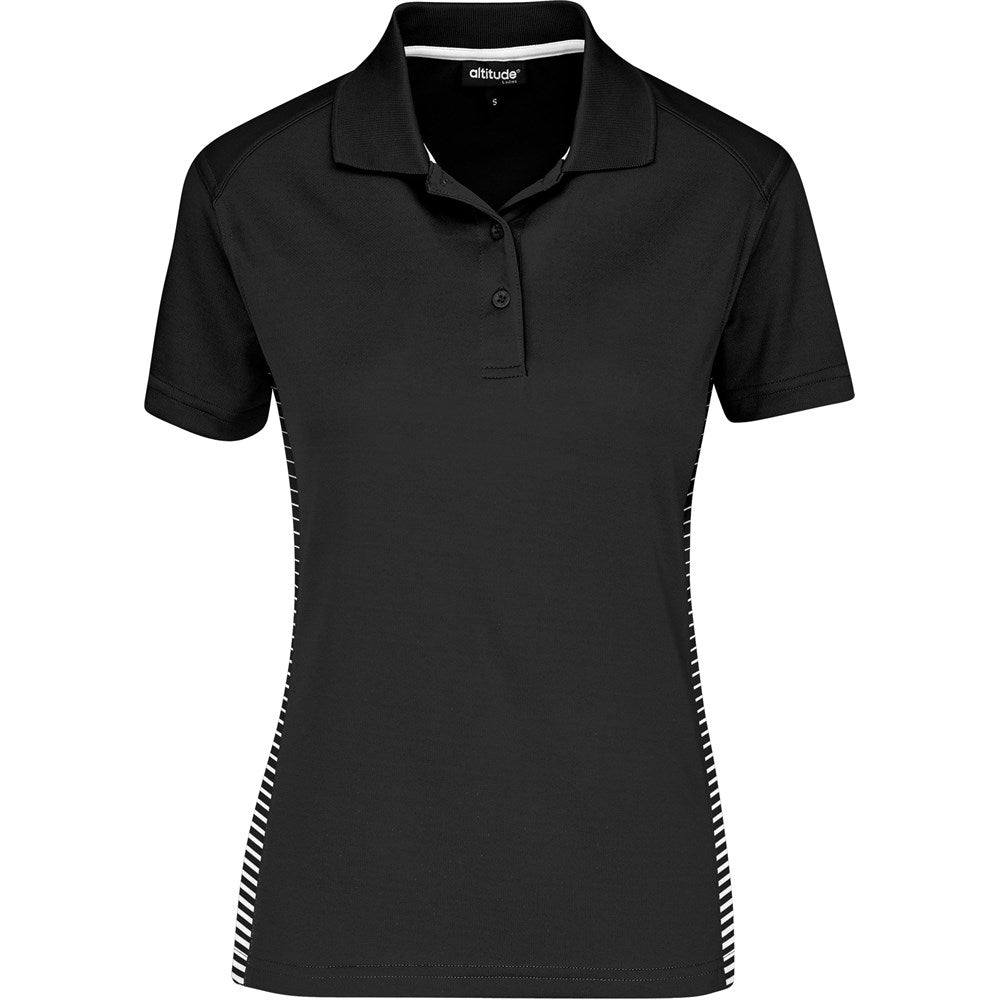 Ladies Zeus Golf Shirt - BLACK