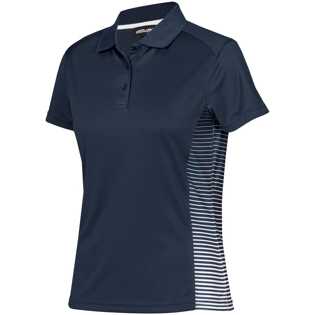 Ladies Zeus Golf Shirt - NAVY