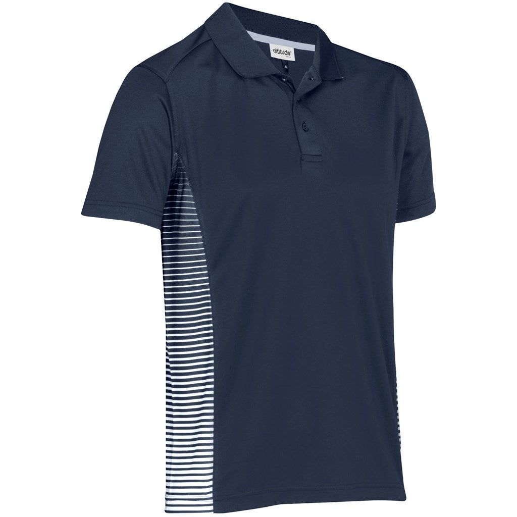 Mens Zeus Golf Shirt - NAVY