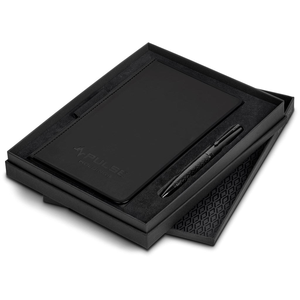 Alex Varga Lyonne Notebook & Pen Set - BLACK