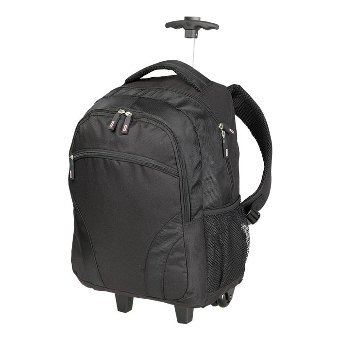 Pesaro Laptop Trolley Backpack - Black