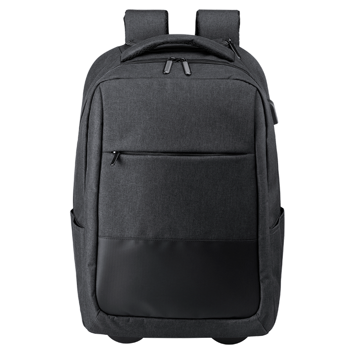 Haltrix Trolley Backpack - Black