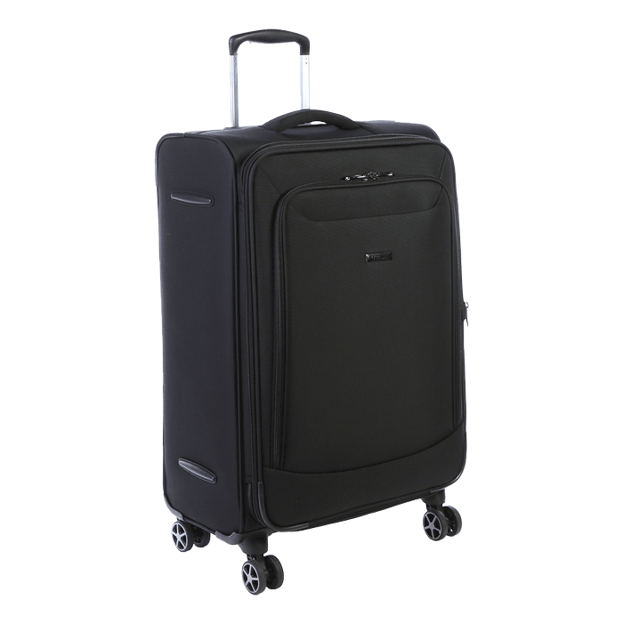 Cellini Optima Medium 4 Wheel Expandable Trolley - Black