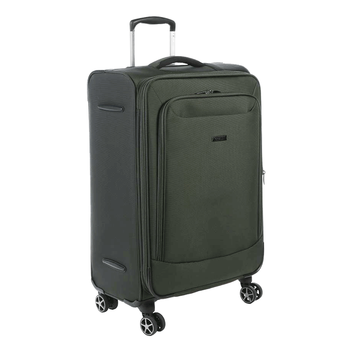 Cellini Optima Medium 4 Wheel Expandable Trolley - Green