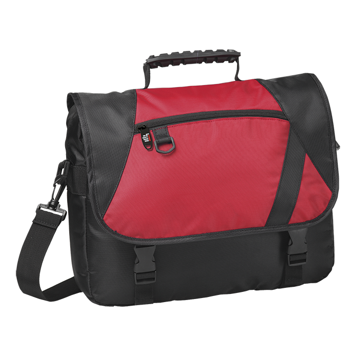 Charter Laptop Bag - Black/Red