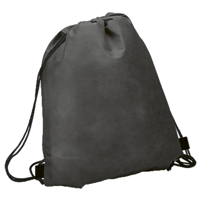 Drawstring Bag Non-Woven - Black