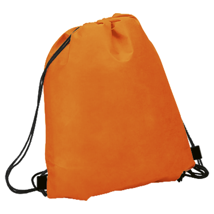 Drawstring Bag Non-Woven - Orange